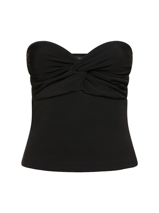 Rib twist tube stretch viscose top | Luisaviaroma