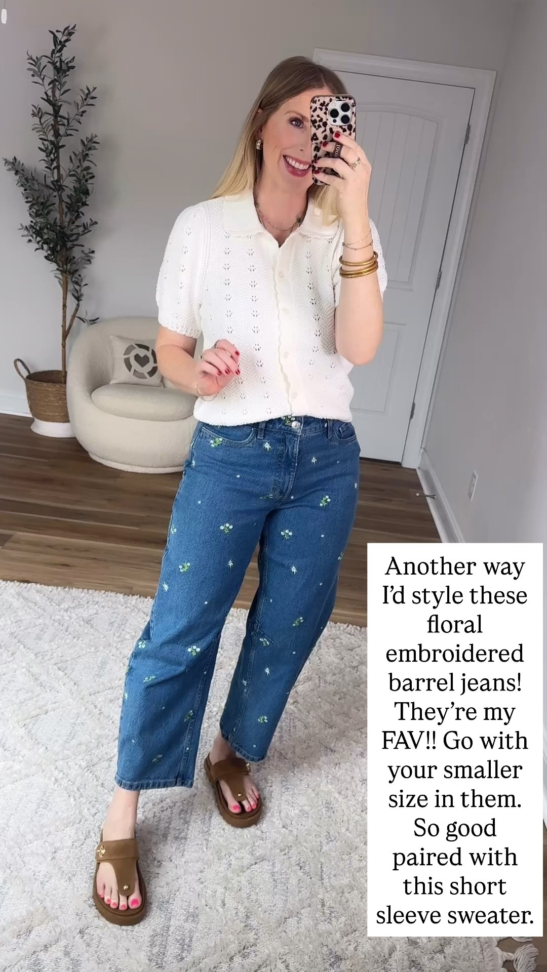 Walmart try on, floral jeans 

#LTKmomlife #LTKootd