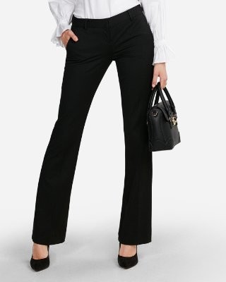 Low Rise Slim Flare Columnist Pant | Express