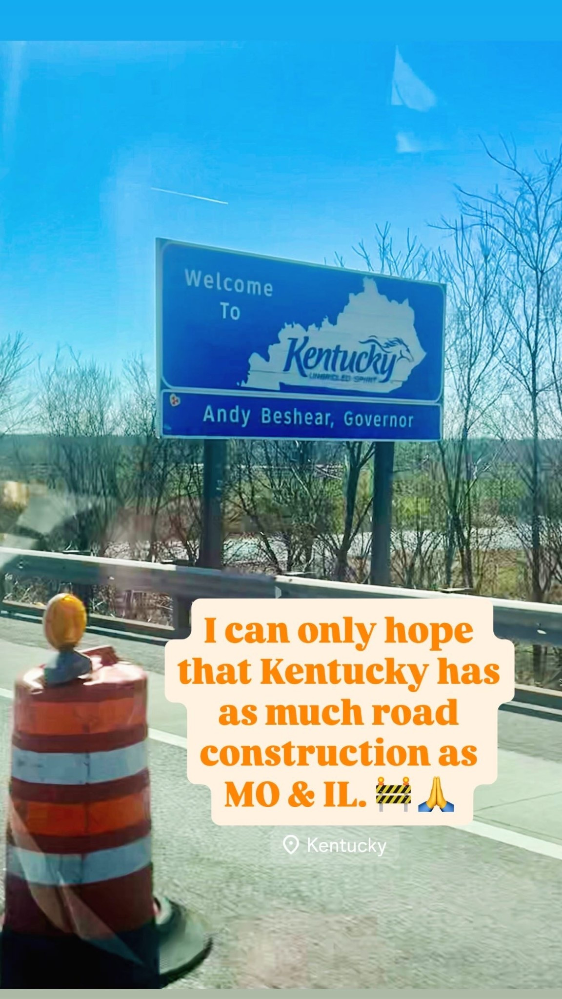 I can only hope that Kentucky has as much road construction as MO & IL. 🚧 🙏

#LTKTravel #LTKdayinmylife #LTKmomlife