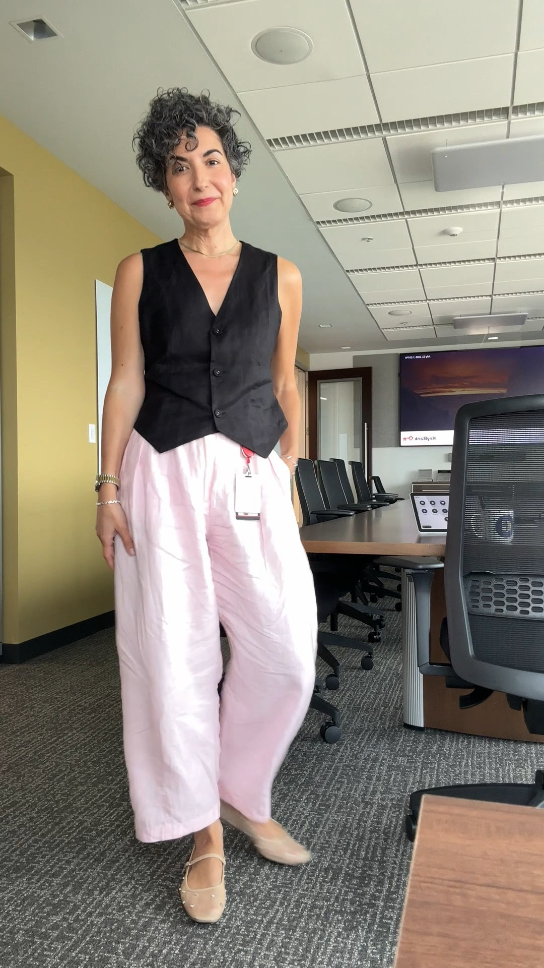Wednesday OOTD - wearing a small in vest. Small in pants. I can’t link them here but the item # is 4786/093/620. They are so cute and comfortable 100% linen

#LTKootd #LTKgrwm
