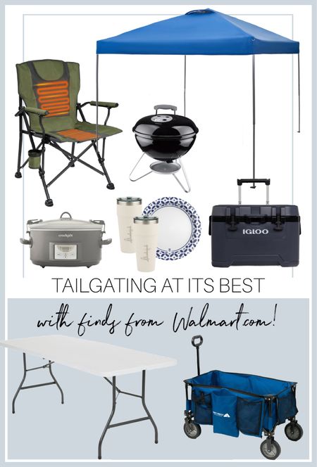 Tailgating is sometimes more fun than the event! (#WalmartPartner) Save on these next-level tailgating buys on @walmart! From heated camp chairs to a portable grill and crockpot, rolling cooler, canopy and more! #IYWYK #WalmartFinds

#LTKSeasonal #LTKfindsunder100 #LTKfindsunder50