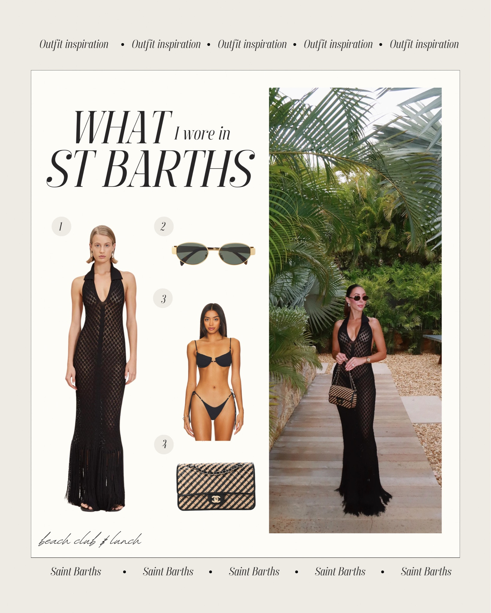 What I wore in st Barths - to lunch at a beach club 

#LTKstyletip #LTKtravel #LTKswim