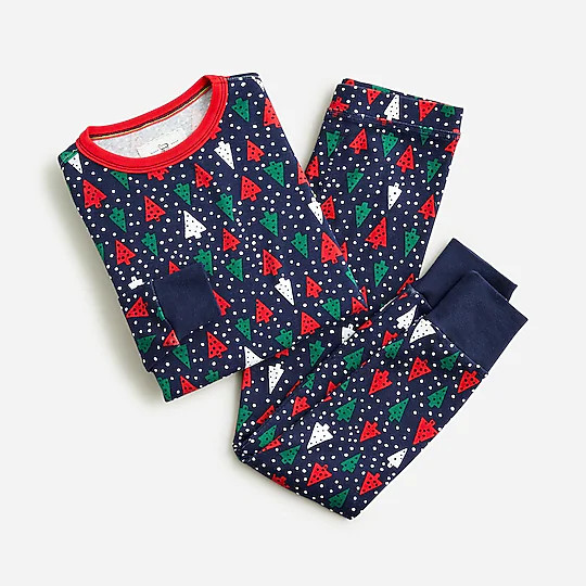 Kids' long-sleeve printed sleep set | J. Crew US