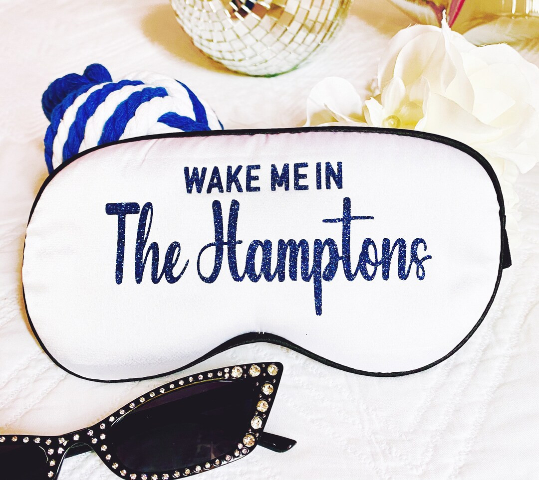 The Hamptons Sleep Mask Hamptons Bachelorette or Birthday - Etsy | Etsy (US)