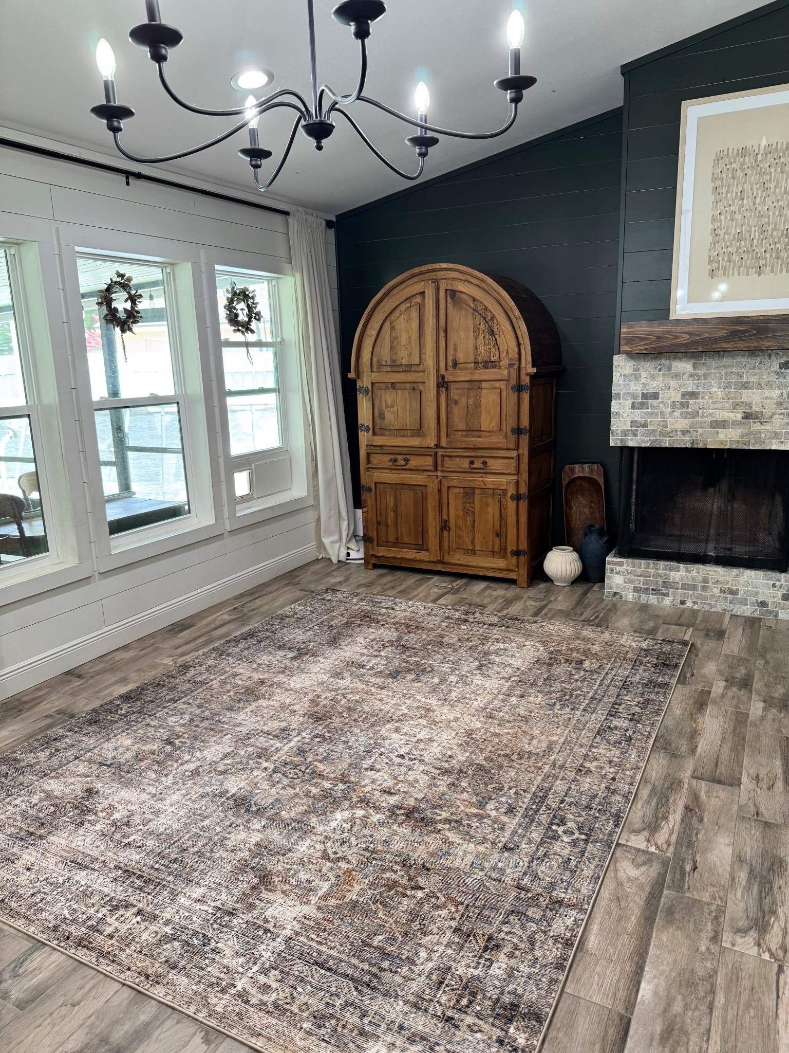 Neutral area rug, black, beige, and tan rug, loloi rug, family room rug, dining room rug, Amazon rug, neutral rug 

#LTKStyleTip #LTKHome