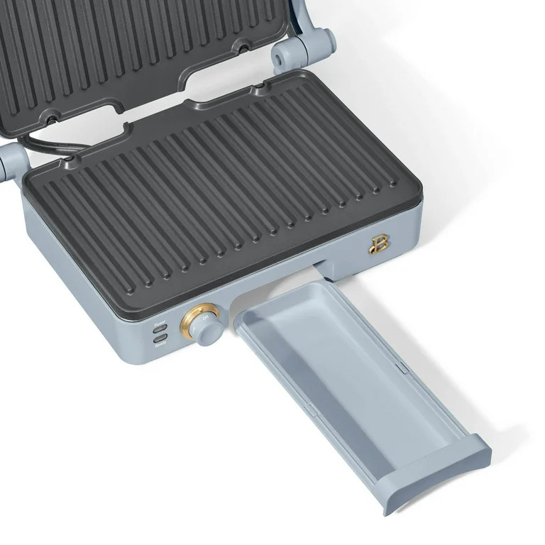 Beautiful 2-in-1 Panini Press & Grill, Cornflower Blue by Drew Barrymore - Walmart.com | Walmart (US)