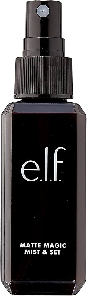 e.l.f., Matte Magic Mist & Set - Small, Lightweight, Long Lasting, Mattifying, Revitalizes, Contr... | Amazon (US)