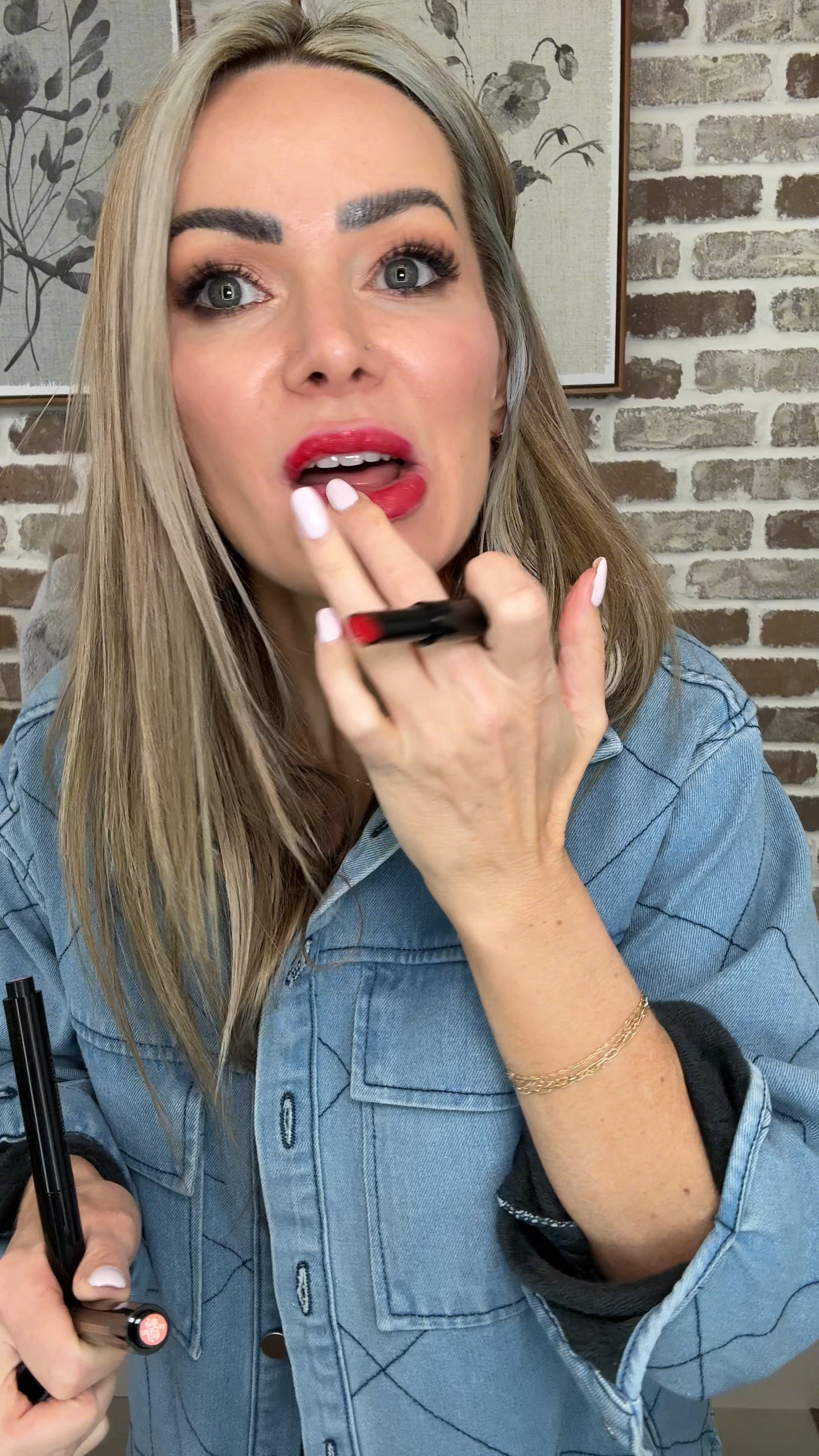 This hydrashine lipstick balm is INSANELY good!! Feels like a balm, looks like a lipstick with a glossy finish and LASTS! Wearing shade sipping sangria and bisou bisou and you get to pick 3 colors in the bundled discount with code LACY30 

#LTKCyberWeek #LTKGiftGuide #LTKBeauty