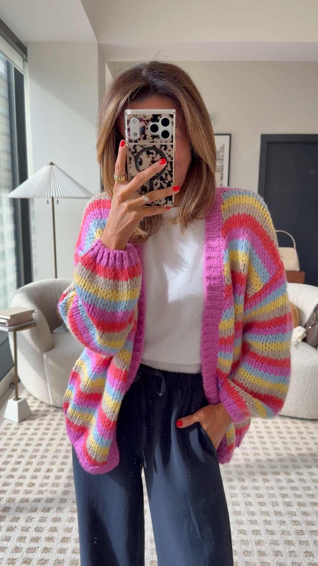 What I’m wearing to the office today! 
Size small on pants and tee + cardi! 

#LTKgrwm #LTKOver40 #LTKootd