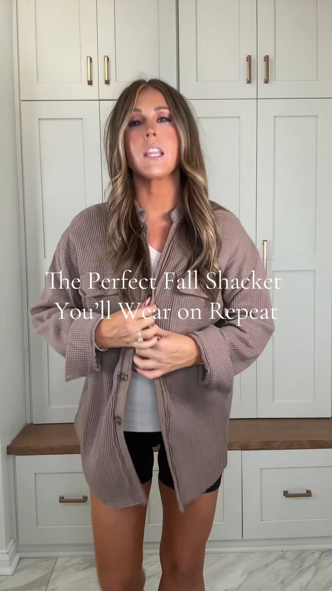 The Perfect Fall Shacket You’ll Wear on Repeat

Meet your new fall essential—the Chouyatou waffle knit shacket. It’s the perfect oversized layer for pumpkin patch days, football games, or just cozy coffee runs. The batwing sleeves and loose fit give it that effortless, throw-on-and-go vibe while keeping it chic and comfy. Style it over a tank with leggings, denim, or biker shorts while the weather’s still warm—it’s that transitional piece you’ll grab all season long!

💕 Stadium trips, weekend errands, cozy layers—this shacket checks all the boxes for fall!

	•	Fall shacket
	•	Oversized waffle knit top
	•	Women’s casual fall outfit

#FallOOTD #ShacketSeason #TikTokShopBlackFriday
#FallFreshness #TikTokShopFallDealsForYou 

#LTKWorkwear #LTKFallSale #LTKStyleTip