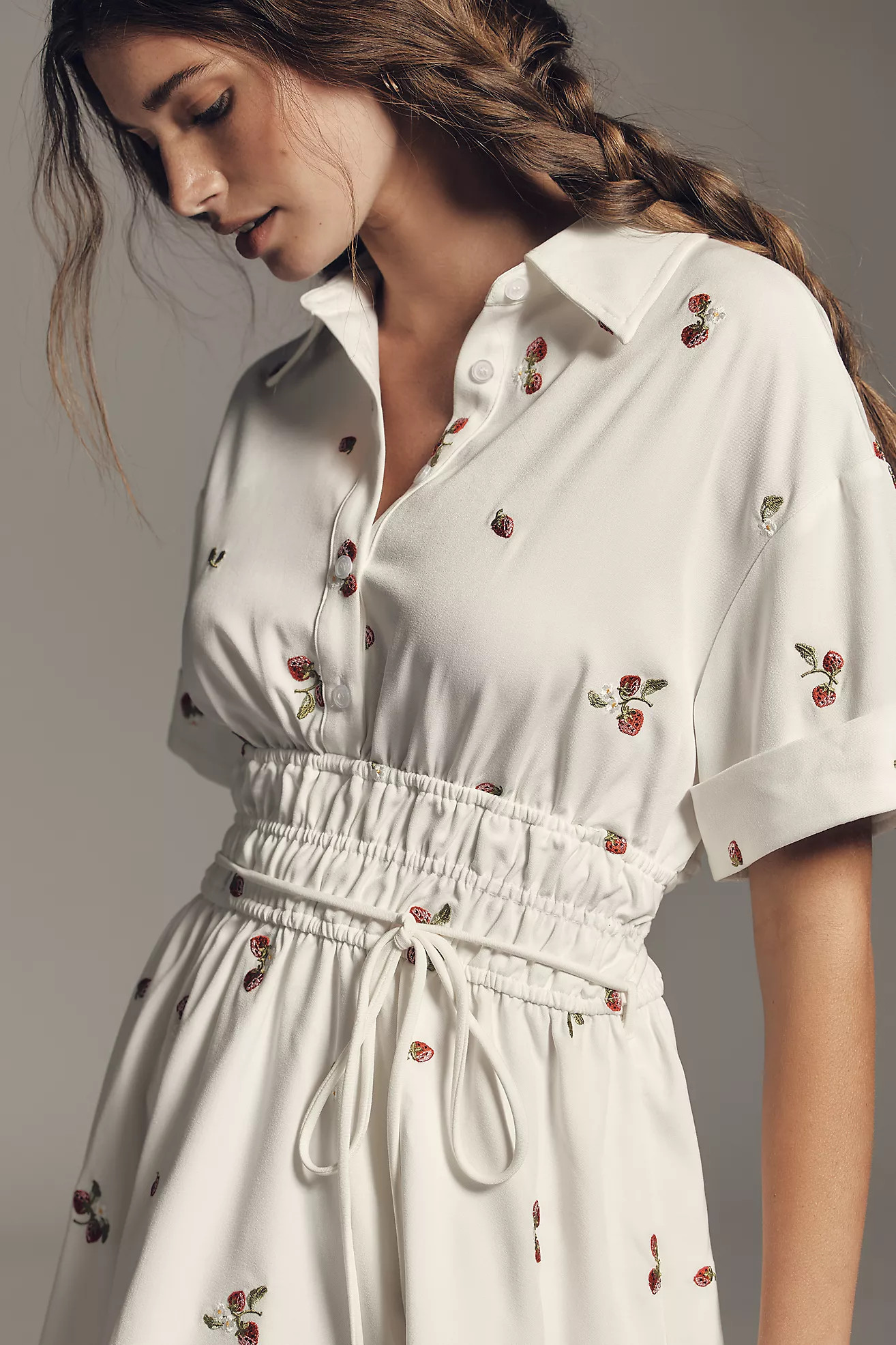 En Saison Strawberry Mini Dress | Anthropologie (US)