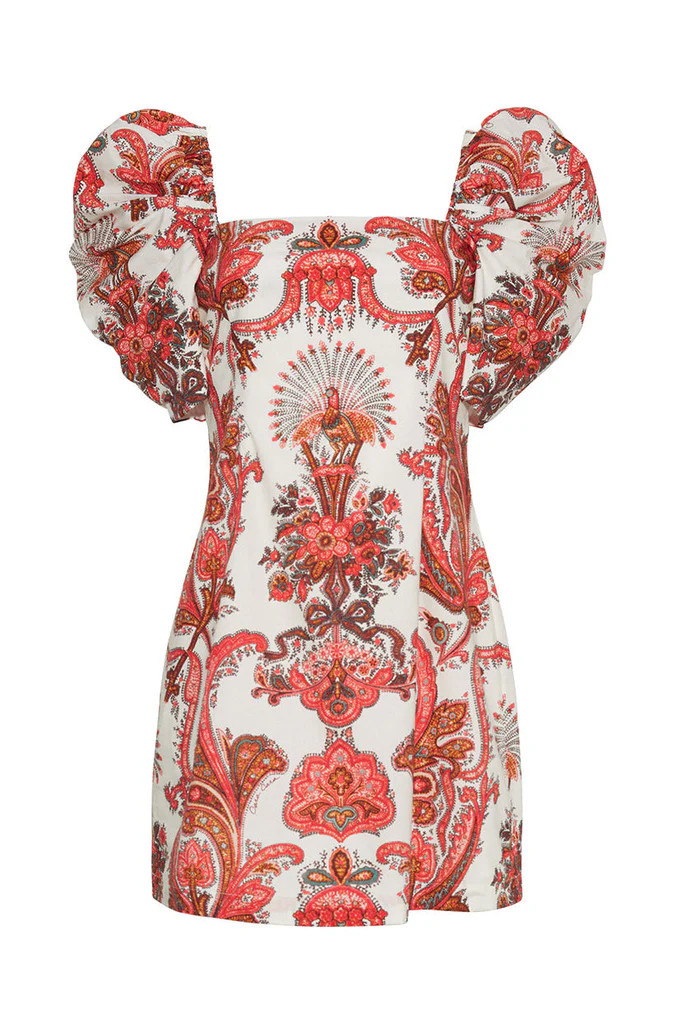 Kelly Dress in Peacock Coral | Over The Moon