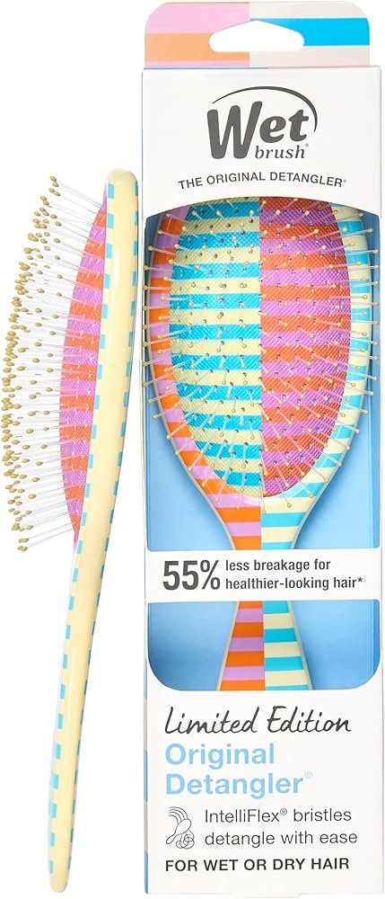 Wet Brush Original Detangler Hair Brush, Flexible Bristles Detangle All Hair Types, Works on Wet ... | Amazon (US)