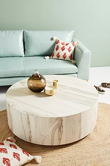 Swirled Drum Coffee Table | Anthropologie (US)