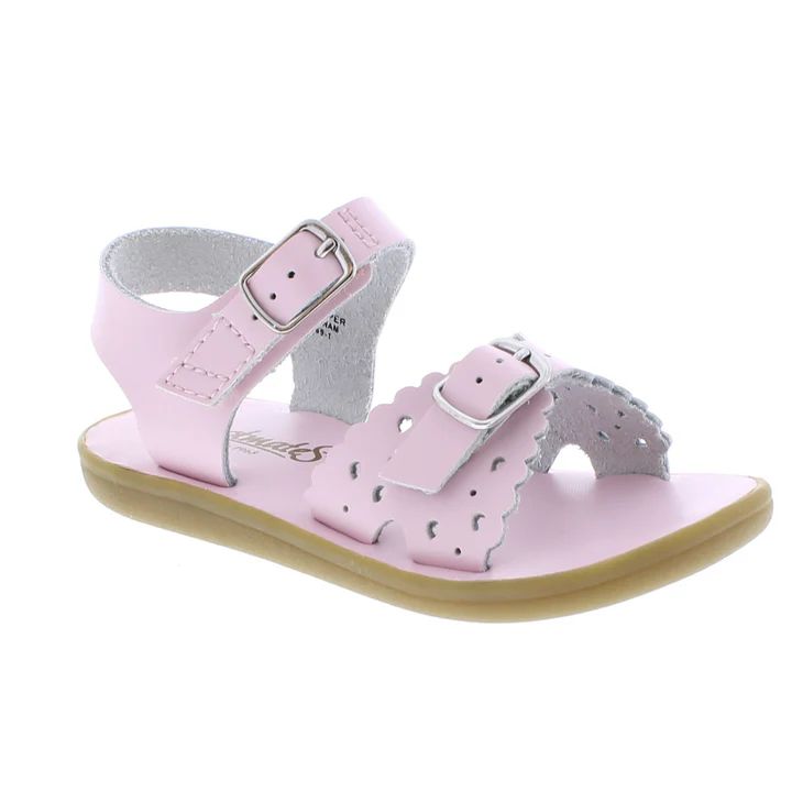 Footmates Girls Double Strap Sandals - Pink | Rachel Riley