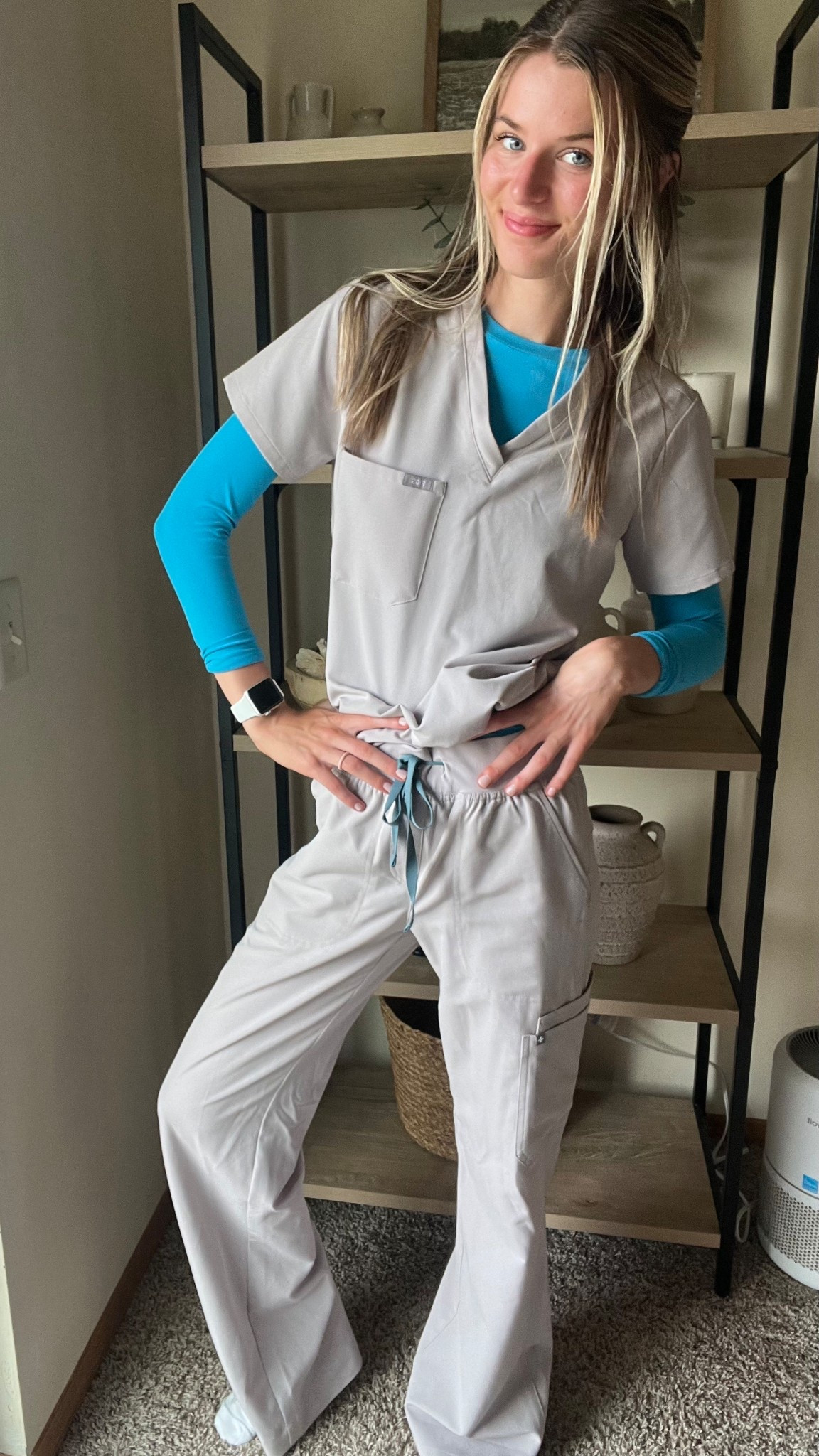 nurse fit check #scrubs #figs #nurse

#LTKStyleTip #LTKWorkwear #LTKBeauty