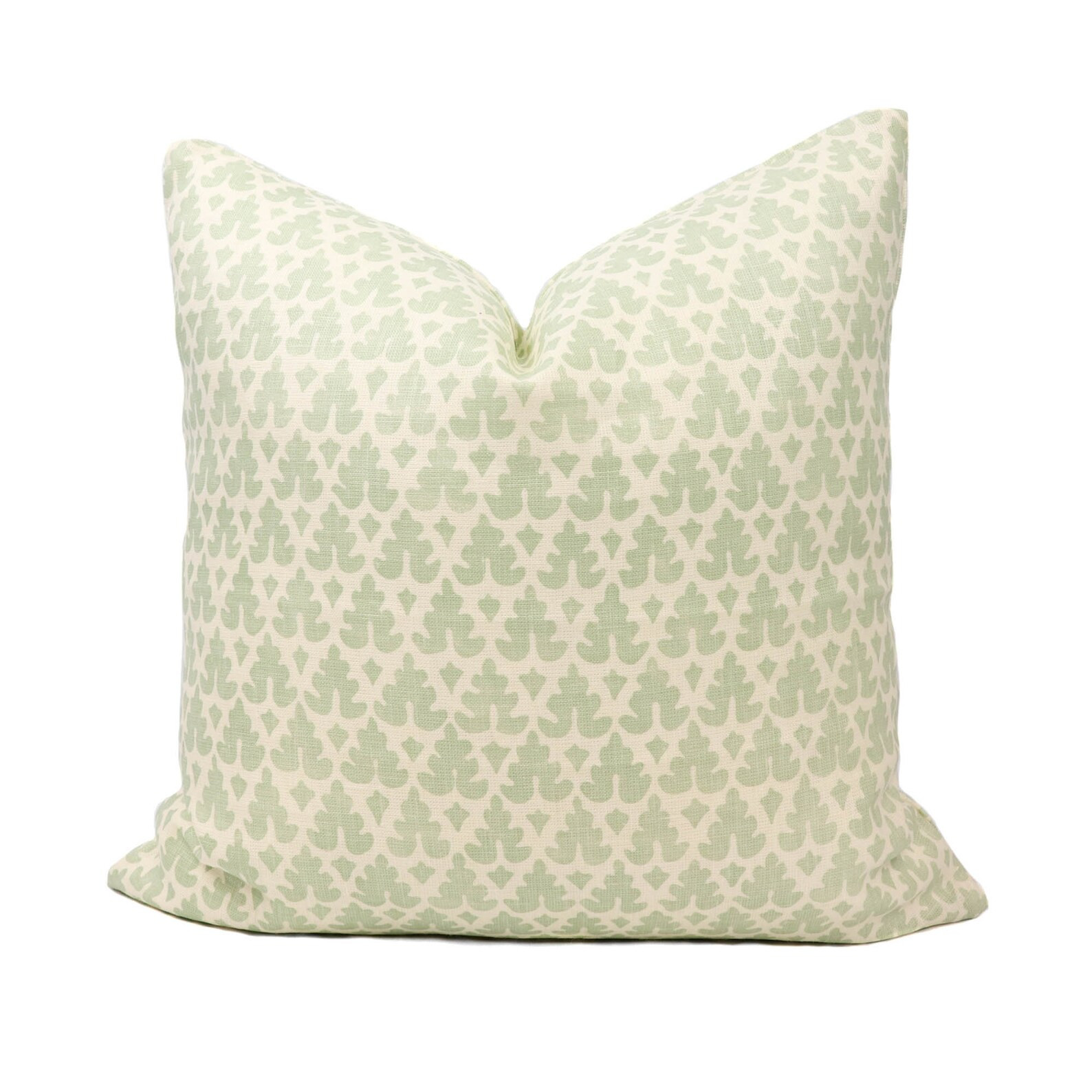 Quadrille Volpi Pillow Cover in Soft French Green on Tint 304040B-04 // Designer Pillow // High E... | Etsy (US)
