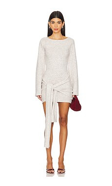 4th & Reckless Mollie Dress in Beige from Revolve.com | Revolve Clothing (Global)