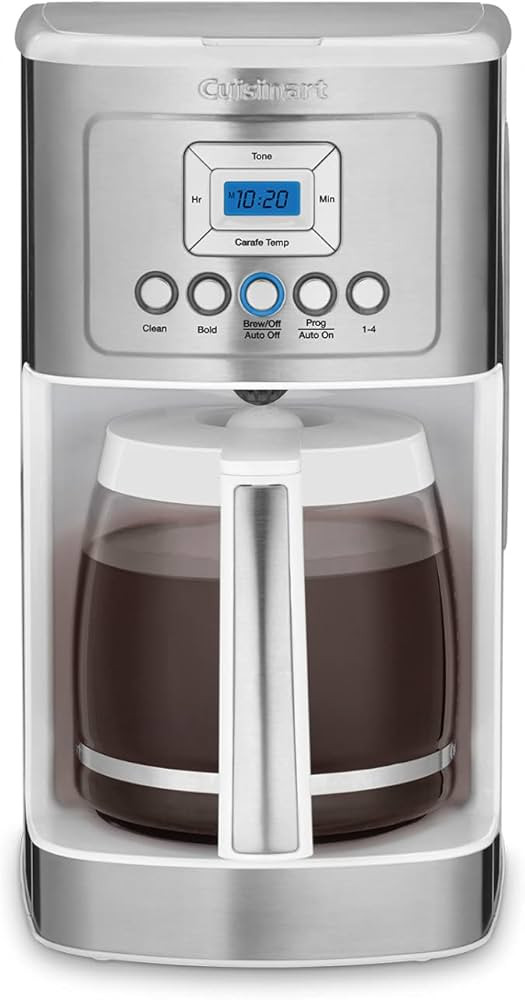 Cuisinart DCC-3200WP1 Perfectemp Coffee Maker, 14-Cup Glass, White | Amazon (US)