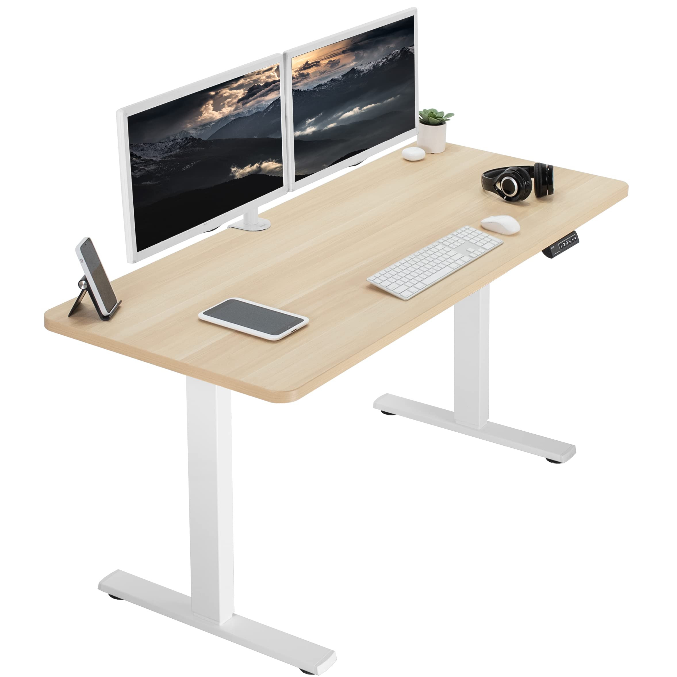 VIVO Electric 60 x 24 inch Standing Desk Workstation, Memory Controller Height Adjustment, 1B Ser... | Amazon (US)