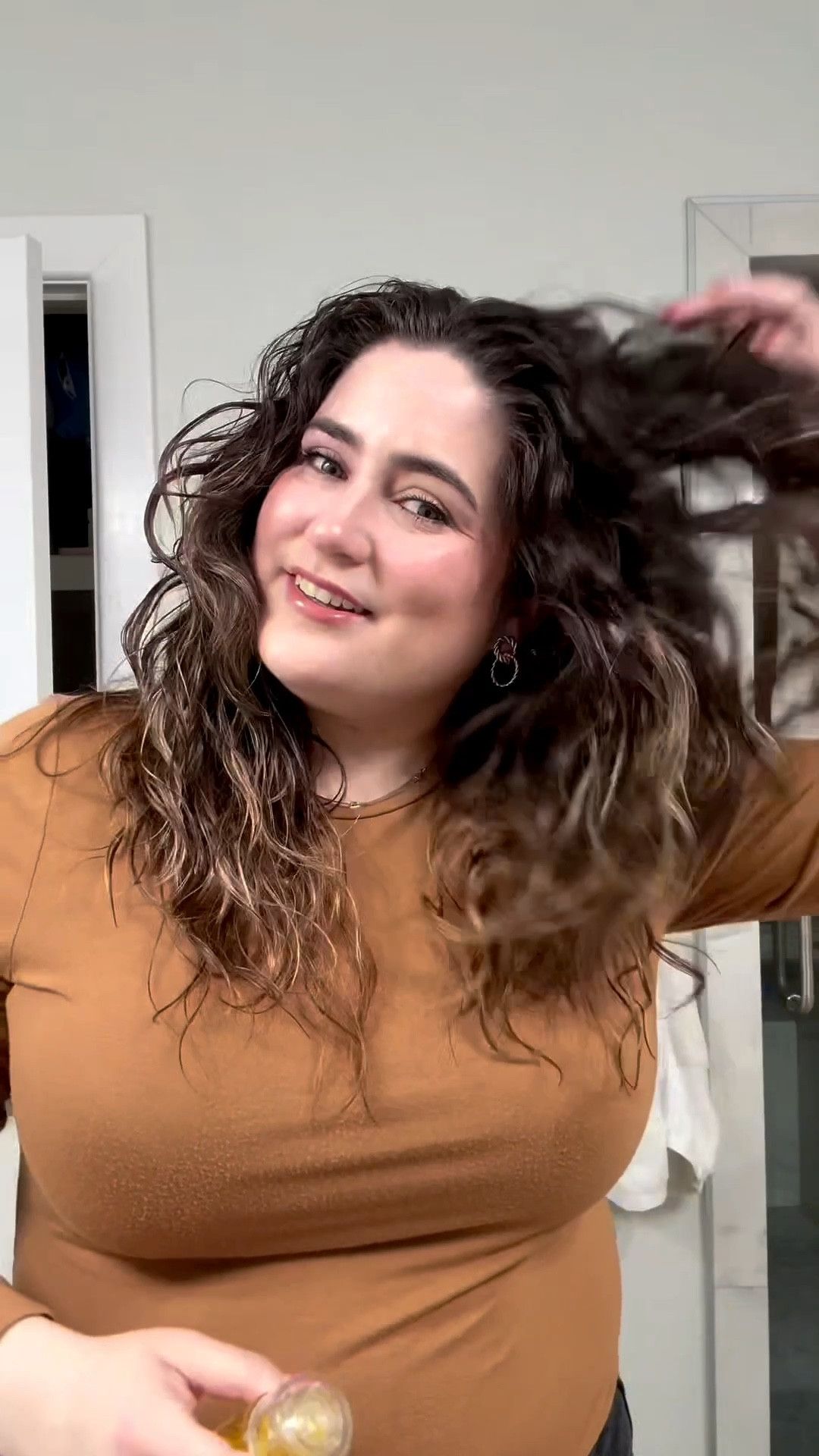 #giftedbygarnier #garnierairdrychallenge @Garnier USA reminded me how easy it is to style and air dry last week and yall were obsessed with the results! I used the air dry cream before bed and woke up to bouncy and nourished waves/curls. I re-wet my hair (just a bit) so I could apply the mousse (I cut this video off 😅, but I added a ton!) and finished the process with the gel! I loved that I didn’t NEED a diffuser to lock this look! It was quick and easy! #naturalwaves #wavyhairtutorial 

#LTKselfcare #LTKdayinmylife #LTKmorningroutine