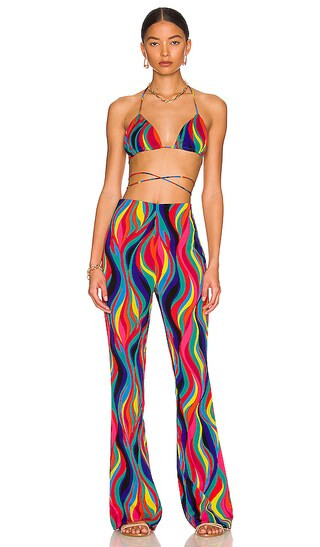 Tamera Bra Pant Set in Multicolor | Revolve Clothing (Global)