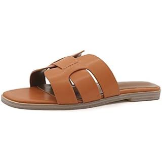 Amazon.com: The Drop Women's Monika Flat H-Band Slide Sandal : Clothing, Shoes & Jewelry | Amazon (US)