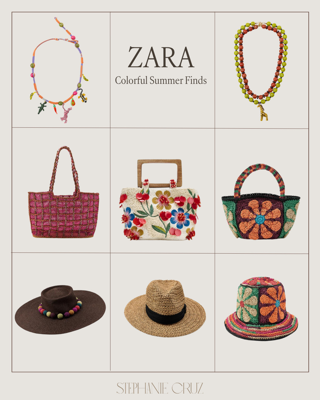 Colorful summer accessories from ZARA 🍊✨ The cutest statement pieces for vacation season.

#ZaraStyle #ZaraAccessories #SummerAccessories #VacationStyle 

 #LTKTravel