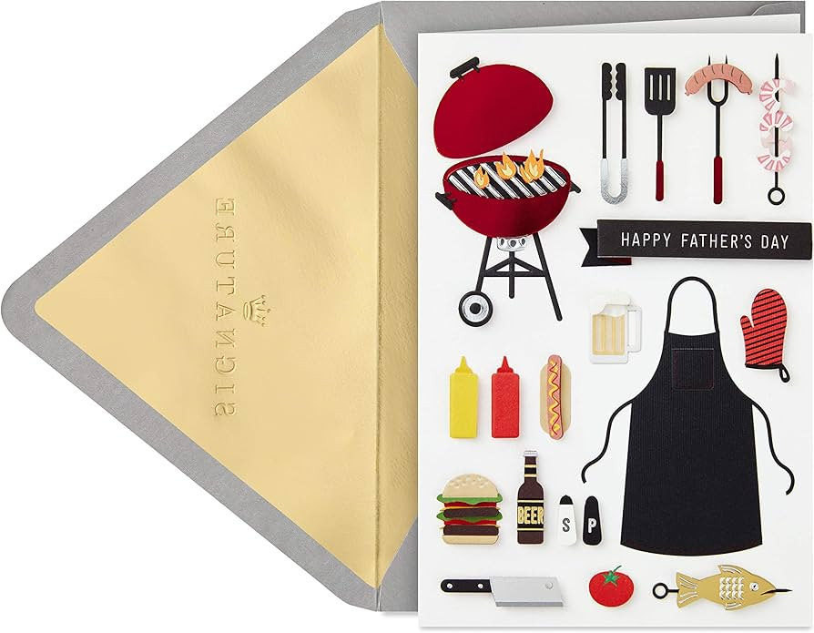 Hallmark Signature Fathers Day Card (Barbecue), 5 x 7. 2 inches (799FFW2017) | Amazon (US)