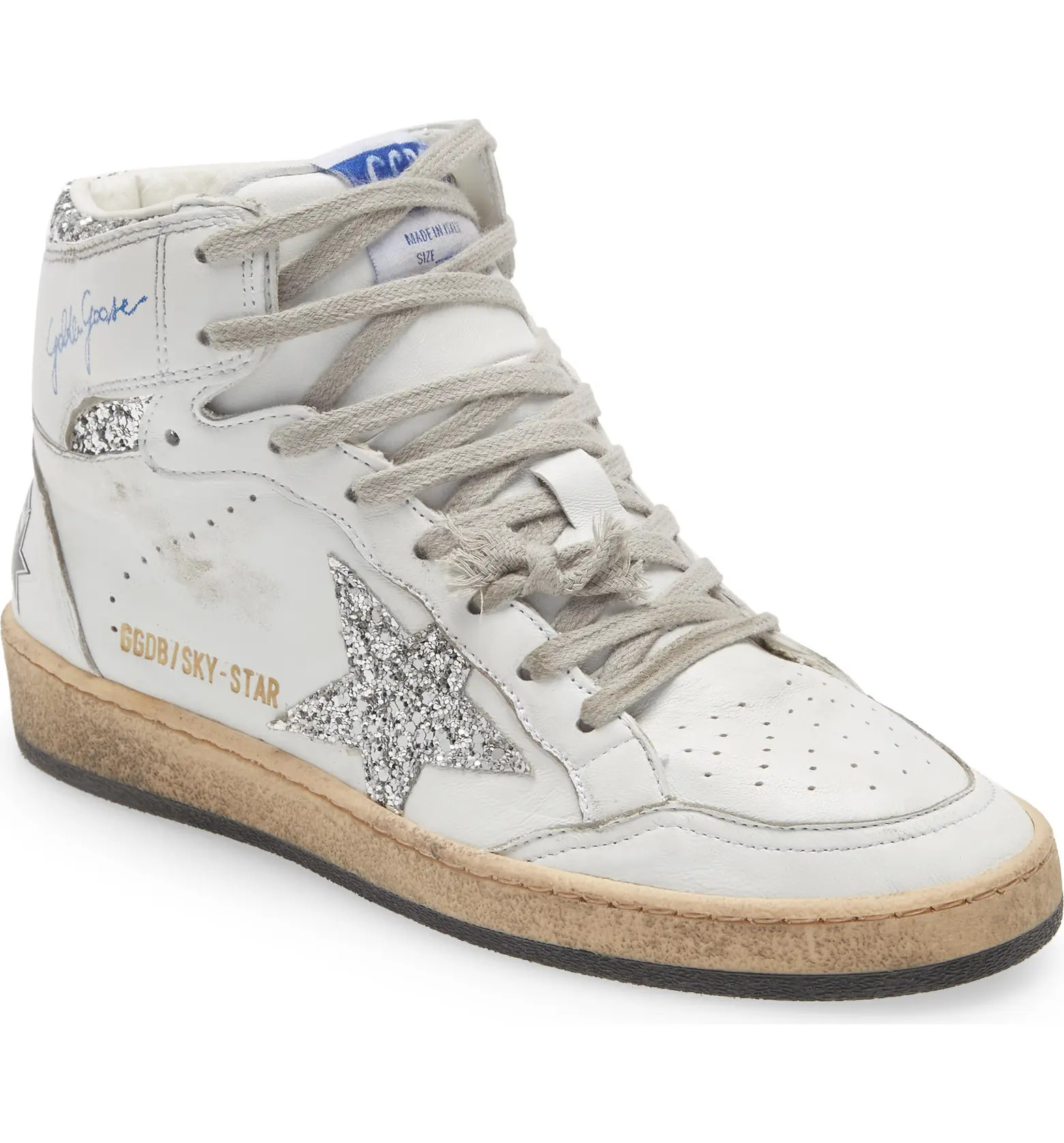 Golden Goose Sky-Star High Top Sneaker | Nordstrom | Nordstrom