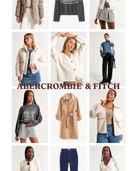 Abercrombie & Fitch have 20% off TODAY ONLY! So I’ve rounded up my fave new-in items 🫶🏼 

Use code ‘AFLTK’ 

trench coat, bomber jacket, puffer coat, cardigan, fleece, autumn style, flared jeans, scarf, skort, sale 

#LTKxAFeurope #LTKstyletip #LTKSeasonal