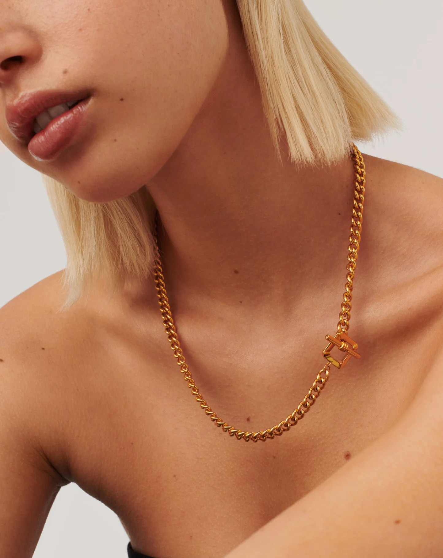 Lucy Williams T-Bar Chain Necklace | 18k Gold Plated | 18k Gold Plated | Missoma | Missoma US