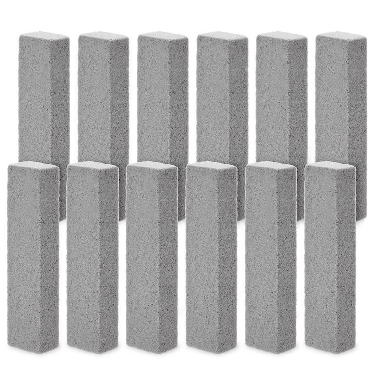 12-Pack Pumice Stones for Cleaning, Toilet Bowl Cleaner Hard Water Ring Remover, Scouring Sticks ... | Walmart (US)
