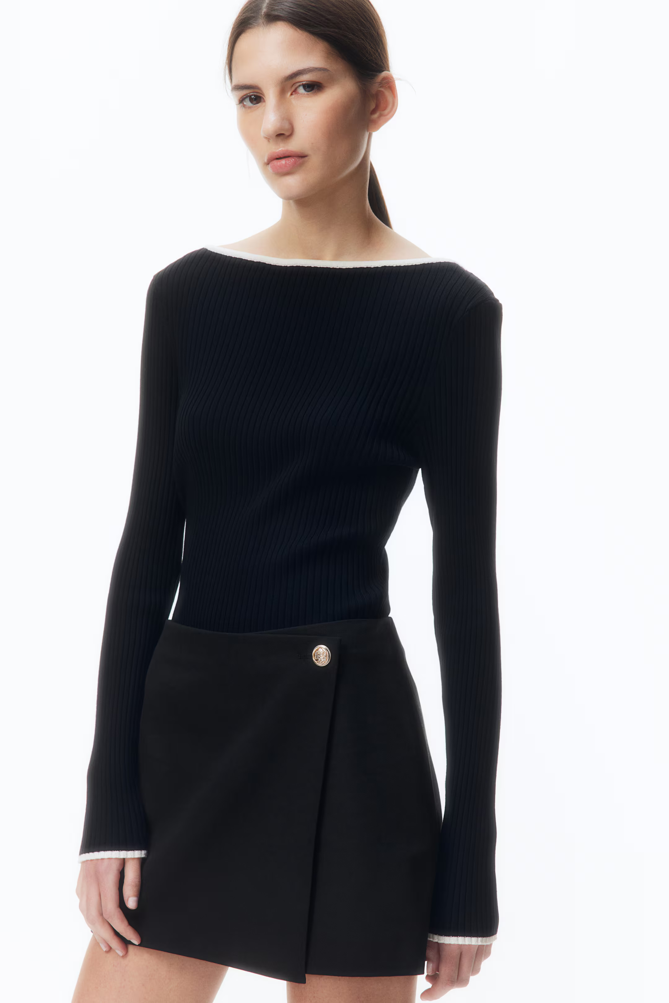 Mini Skort - Black - Ladies | H&M US | H&M (US + CA)