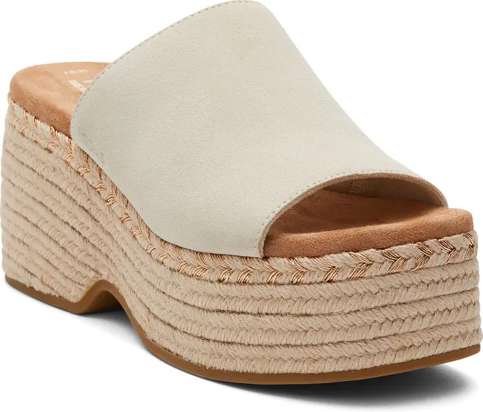 Lailam Espadrille Platform Slide Sandal (Women) | Nordstrom Rack