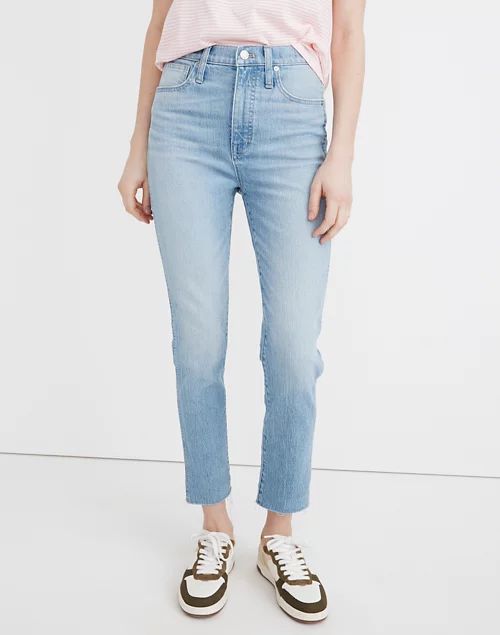 Stovepipe Jeans in Devoe Wash: Raw-Hem Edition | Madewell
