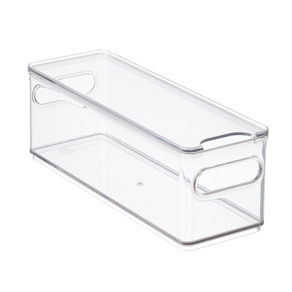 THE HOME EDIT Narrow Fridge Bin Clear | The Container Store