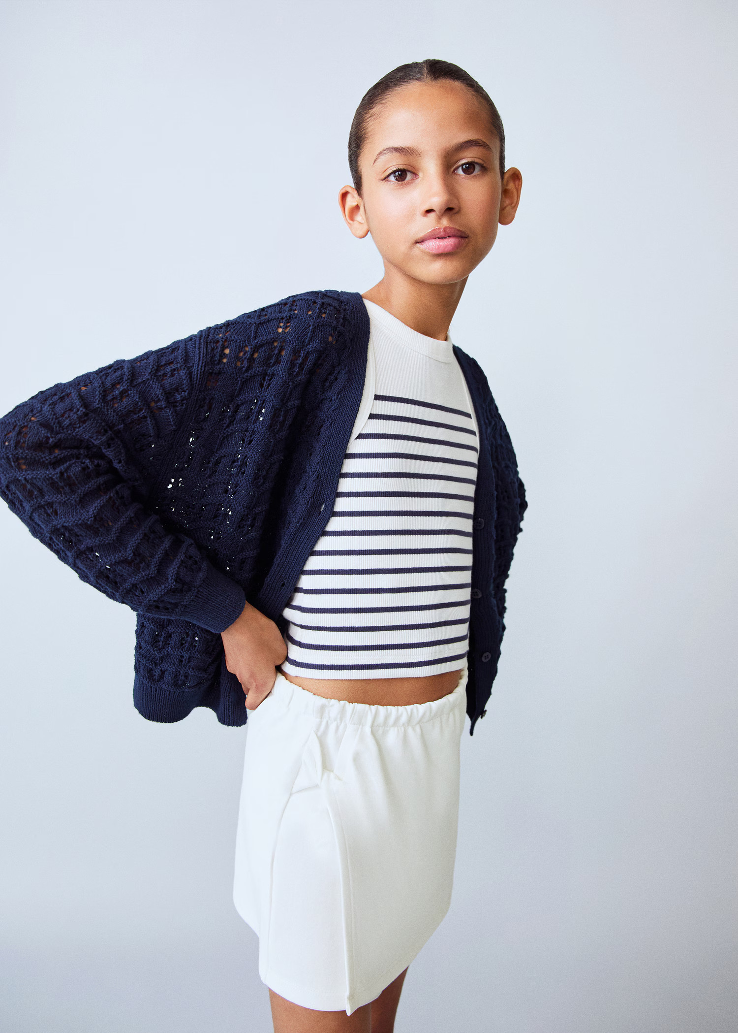 Cotton skort - Kids | MANGO USA | Mango (US/MX/AU)