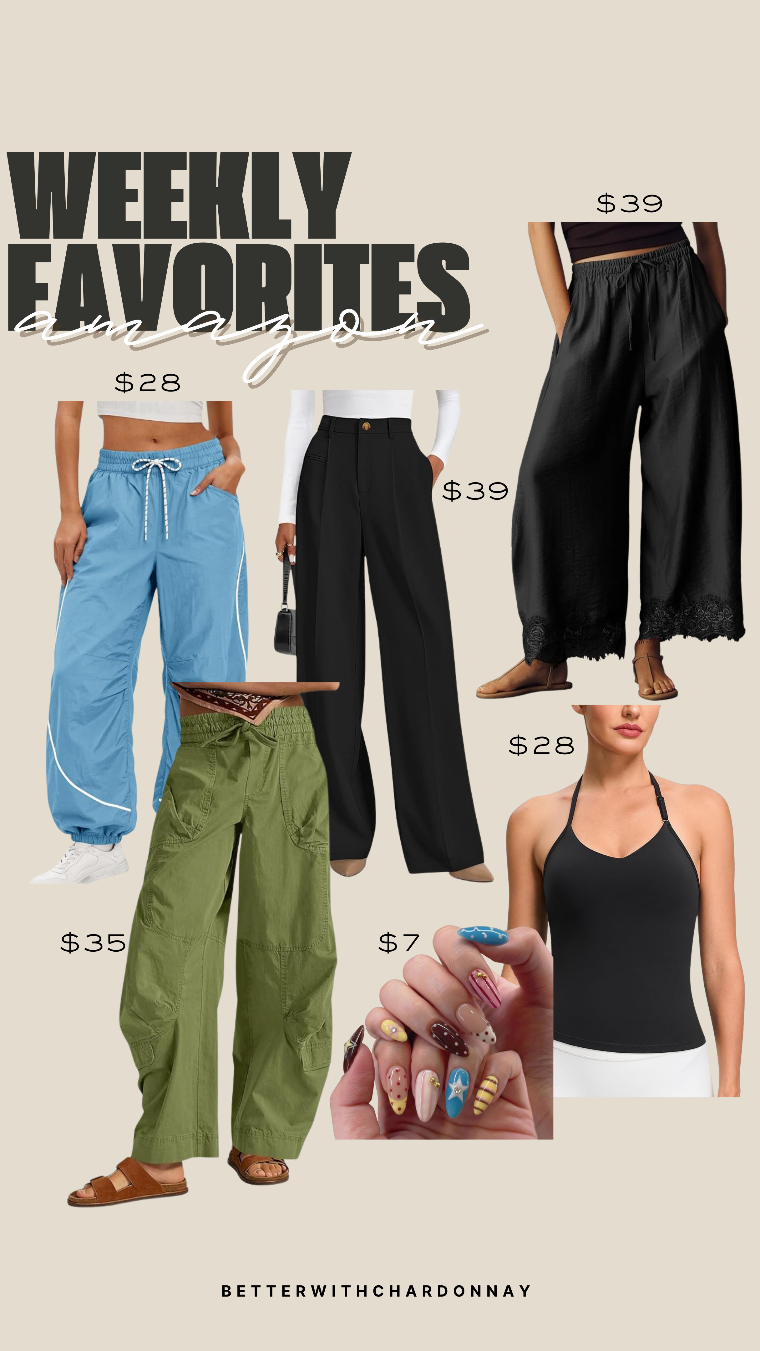 Amazon Weekly Favorites!

amazon fashion, amazon favorites, amazon style, amazon summer pants 

 #LTKSeasonal #LTKMidsize