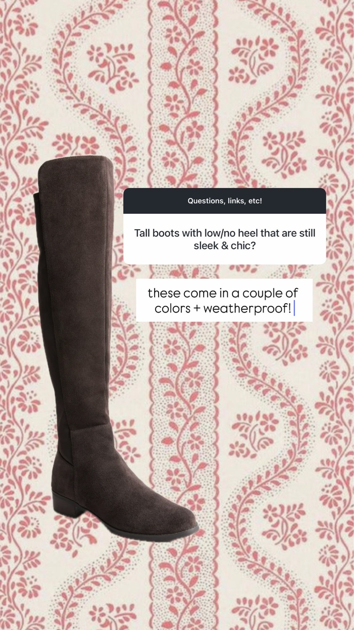 Tall boots for fall and winter!