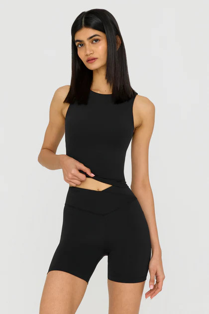 DAYFLEX BUILT-IN SUPPORT TANK TOP - SHADOW BLACK | TALA (UK)