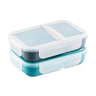 Russbe 23 oz. 2-Compartment Bento Box | The Container Store