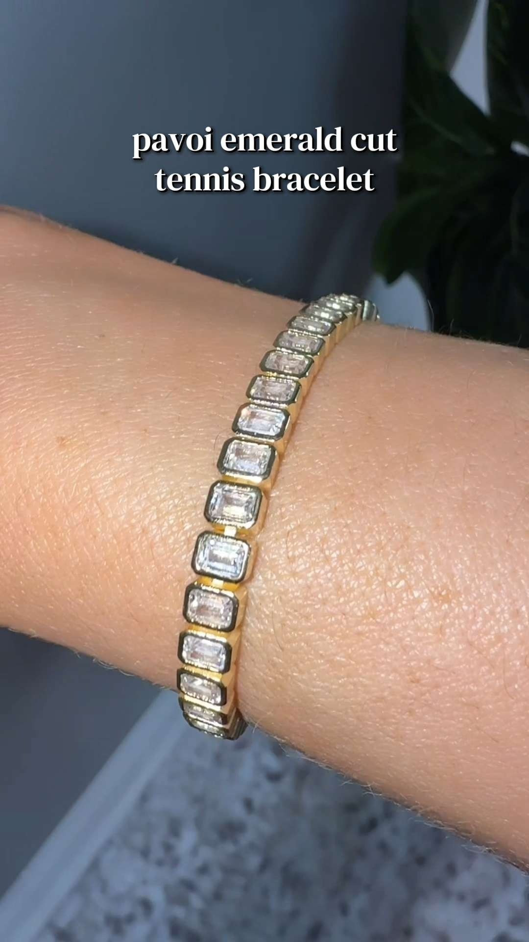 This bracelet is so pretty in person! The emerald cut stones make it look way more expensive than it is.

#LTKFinds #LTKJewelry #LTKStyle
#PAVOI #TennisBracelet #GoldJewelry #earnscommissions 

 #LTKSeasonal #LTKBeauty