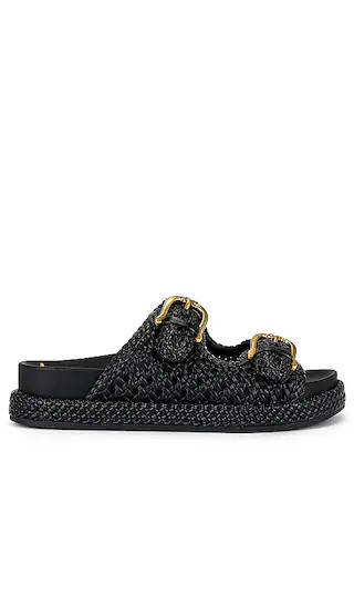 Reid Sandal in Black | Revolve Clothing (Global)