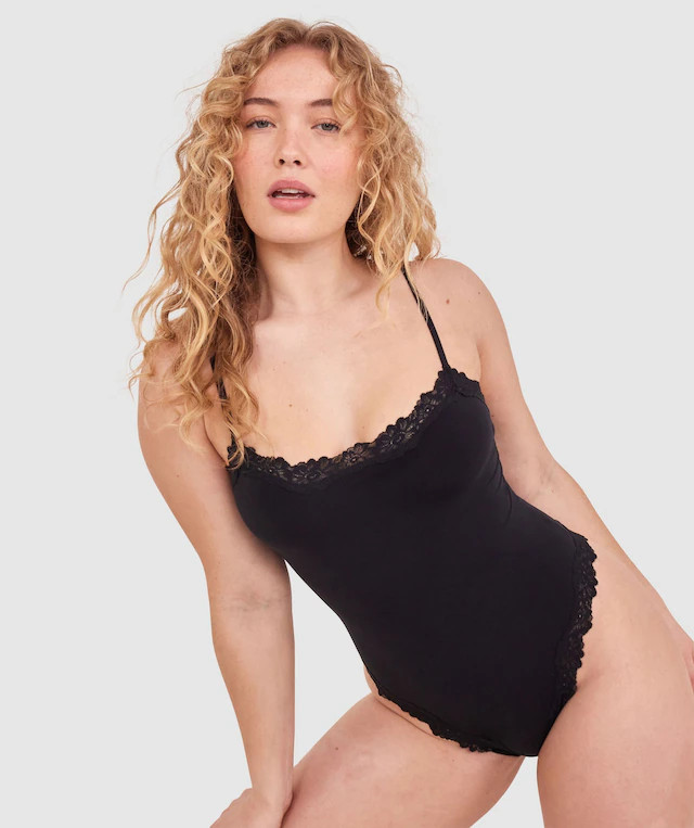 NKD Bodysuit - Black | BRAS N THINGS 