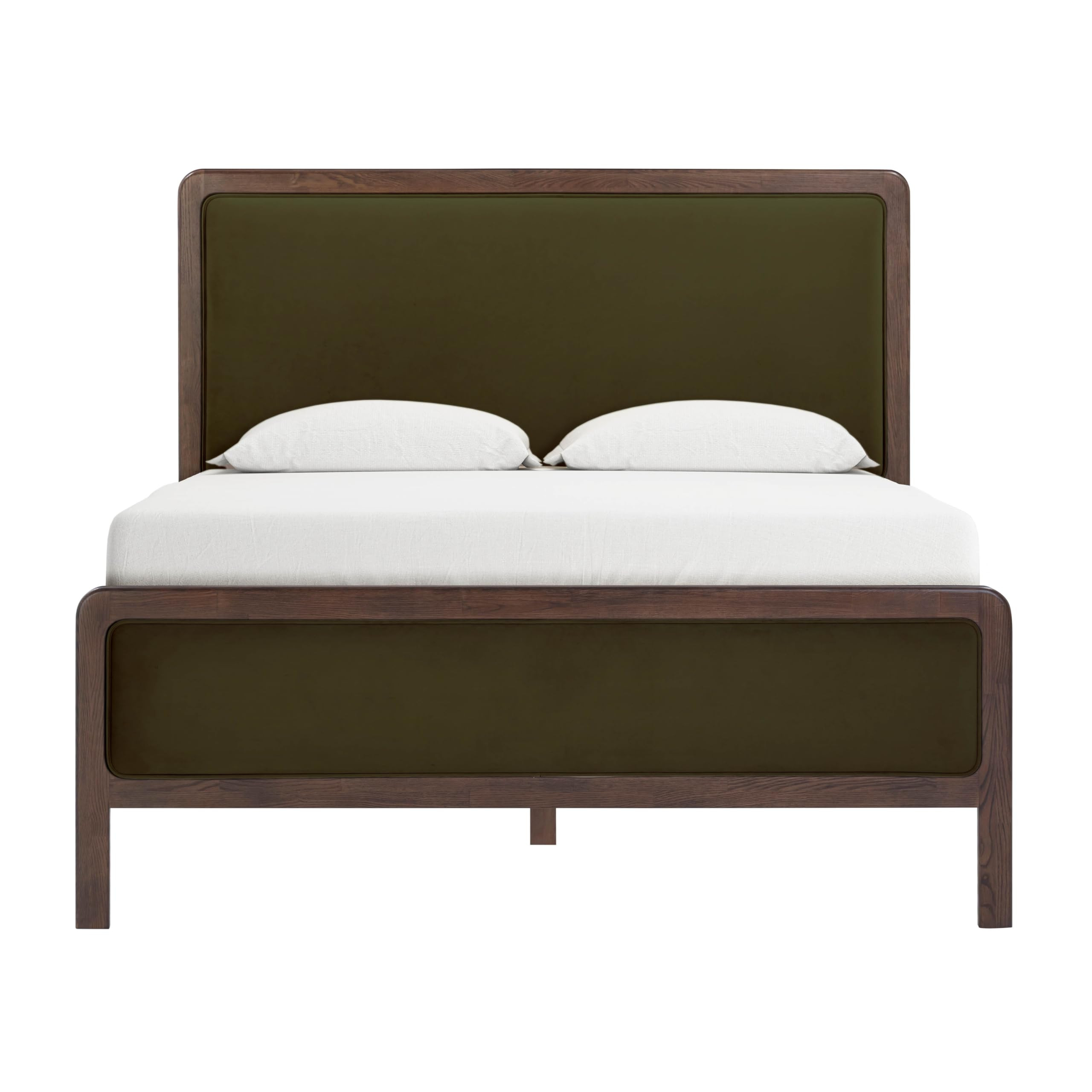 Tov Furniture Hella Forest Green Velvet Queen Bed | Amazon (US)