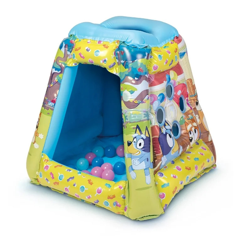 Bluey El Parque Infantil de Bolas Inflables para Interiores Preescolar Incluye 20 Pelotas Flex Su... | Walmart (US)