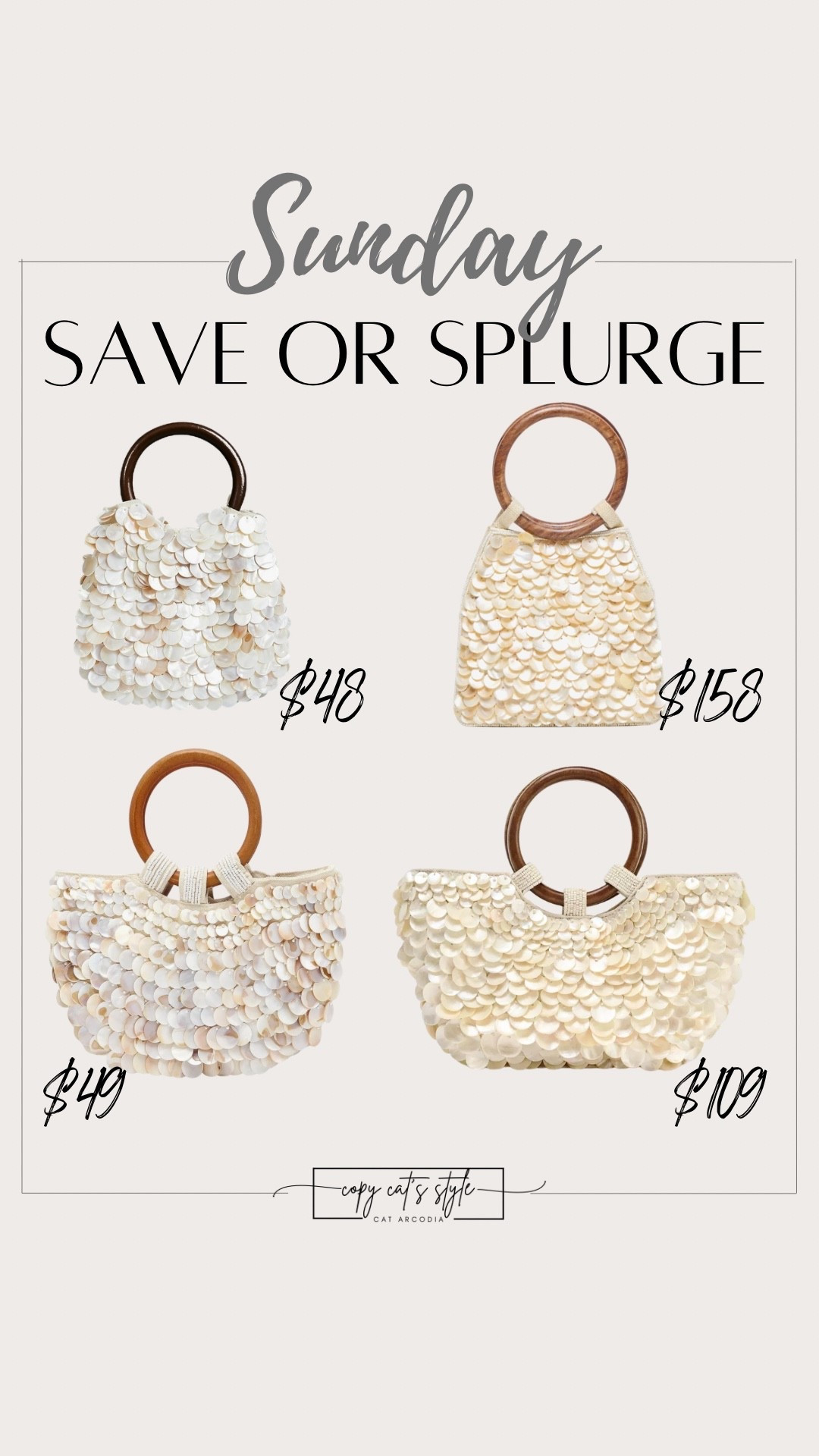 The viral Zara shell bag for less! Pearl shell clutch from Amazon. Save or splurge. 

#LTKSaleAlert #LTKSeasonal