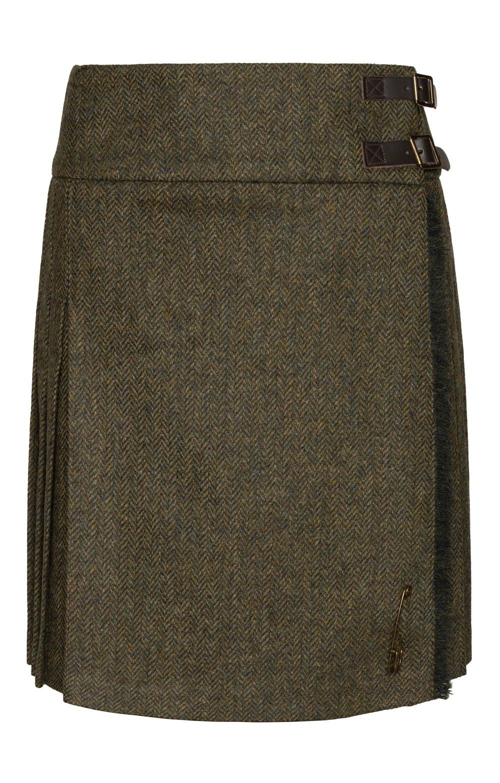 Ladies Short Tweed Kilt | The House Of Bruar